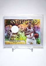2010-11 Panini Gold Standard - Gold Nuggets Derrick Rose🌹jersey /199 MVP season