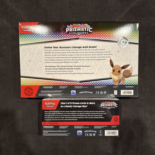 Prismatic Evolutions Surprise Box & Evee Accessory Pouch Special Collection - Picture 3 of 5