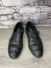 Zapatos de vestir Oxford Jarking Classics de cuero negro con cordones para hombre talla 6E EE. UU./39EU