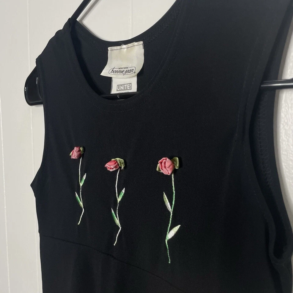 Vestido de Hadas Vintage Y2K Talla 10 Niñas Grunge Rosetas Encantado Capricho Retro Foto 2 de 4