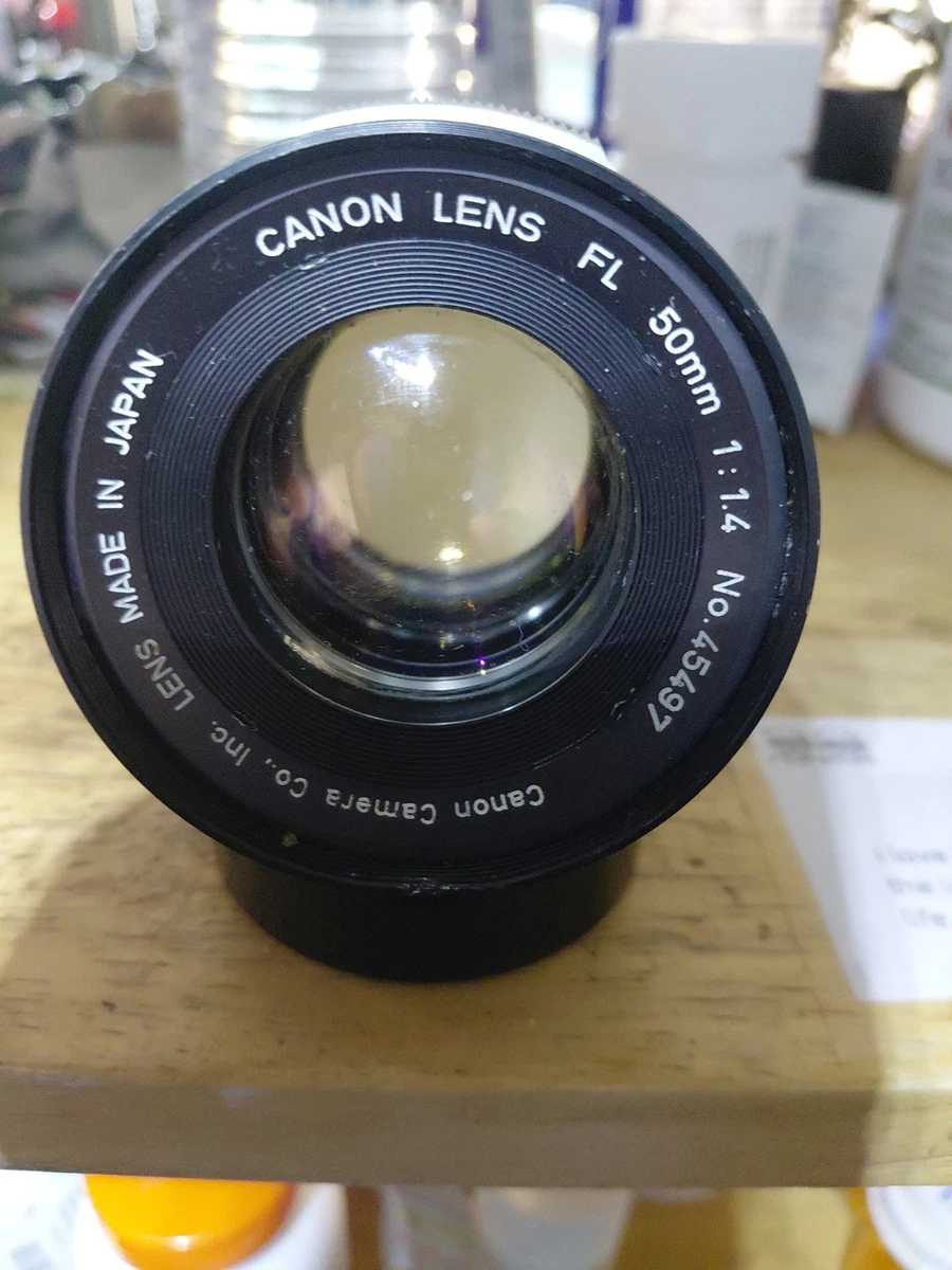 Canon FL f/1.4 Lenses 50mm Focal for sale | eBay