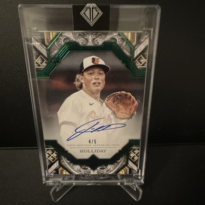 2025 Topps Transcendents Autograph Jackson Holliday #4/5 Baltimore Orioles
