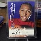 1999-00 Skybox Premium Autographics Shawn Marion Rookie Autograph On Card Auto