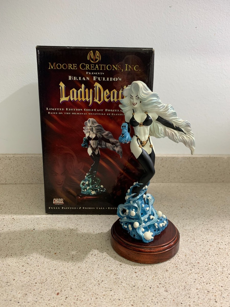 LADY DEATH STATUE- 1999, MOORE CREATIONS, Nª112 of 6666, 7