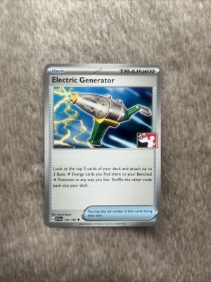 Electric Generator Prize Pack Promo Pokemon Card 170/198 | eBay
