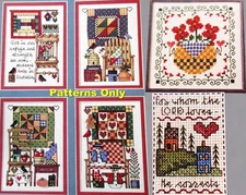 Seasons of Strength Red Flowers Kids Stitch Whom He Loves CROSS STITCH PATTERNS