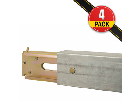 (4 Pack) 92'' -103'' E Track Adjustable Decking Shoring Steel Beam 3000# WLL