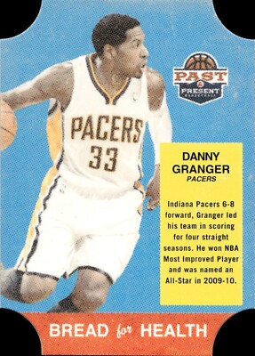 Danny Granger - 2012 Panini Past & Present - Die Cut - Bread for Health #21