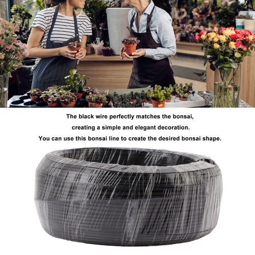 (3.0mm)Bonsai Wire Aluminum Wire Bonsai Tree Training Wire 500g Black For Ga - Picture 7 of 12