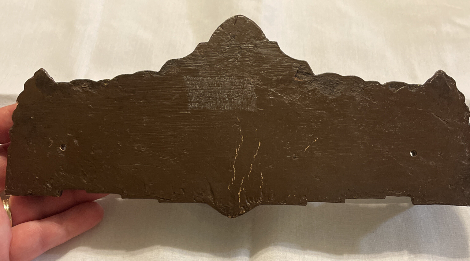 VTG BOY SCOUTS TIE RACK HOLDER WALL PLAQUE, "A SCOUT IS PREPARED