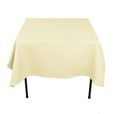 15 Square Tablecloths 60"x60" Inch Polyester Overlay Banquet Party 23 COLORS USA