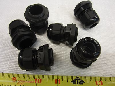 6   LAPP KABEL PG16 PLASTIC CONNECTORS