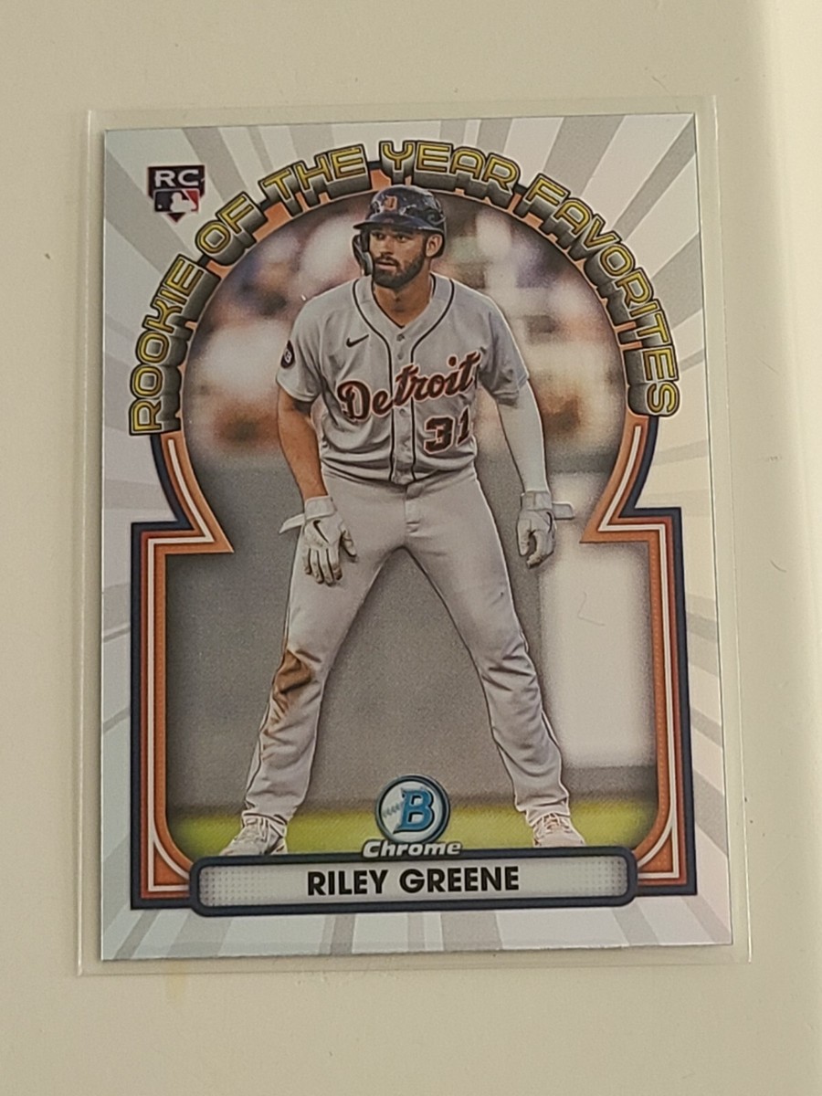 2023 Bowman #ROYF-6 Riley Greene Rookie of the Year Favorites Holo 