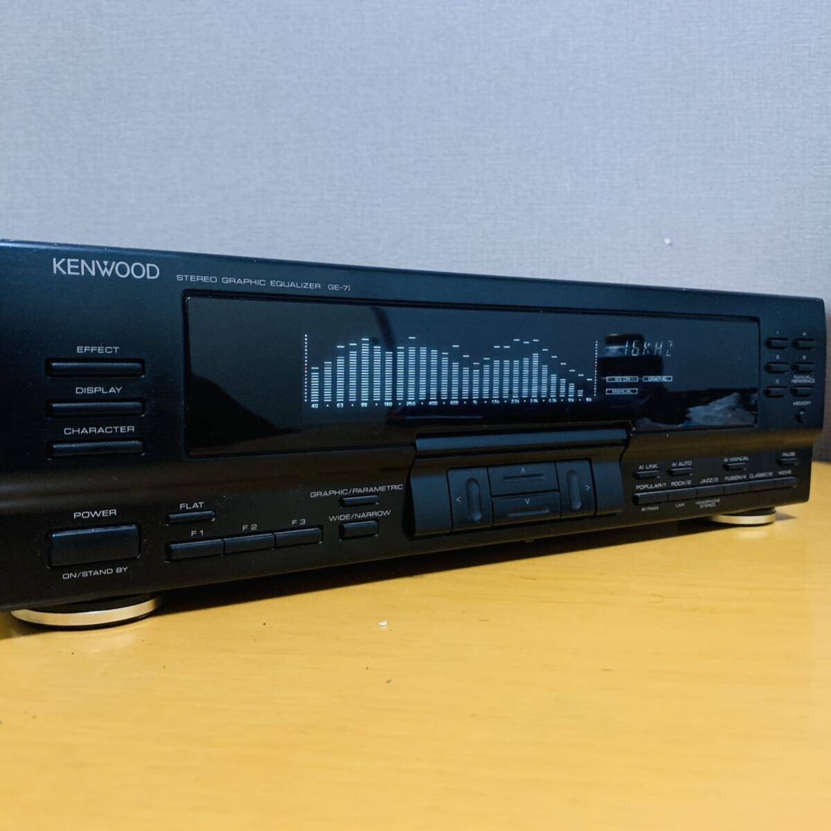 KENWOOD GE-7I Graphic Equalizer ROXY Series Black Operation