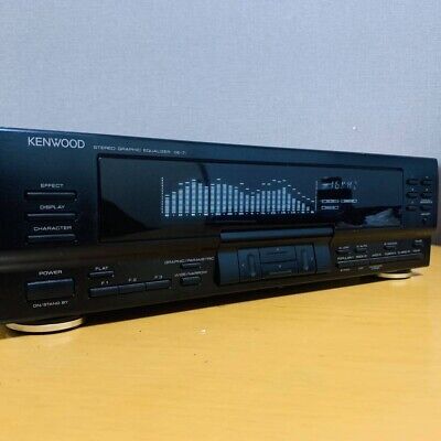 KENWOOD GE-7I Graphic Equalizer ROXY Series Black Operation KENWOOD GE-7I Graphic Equalizer ROXY Series Black Operation