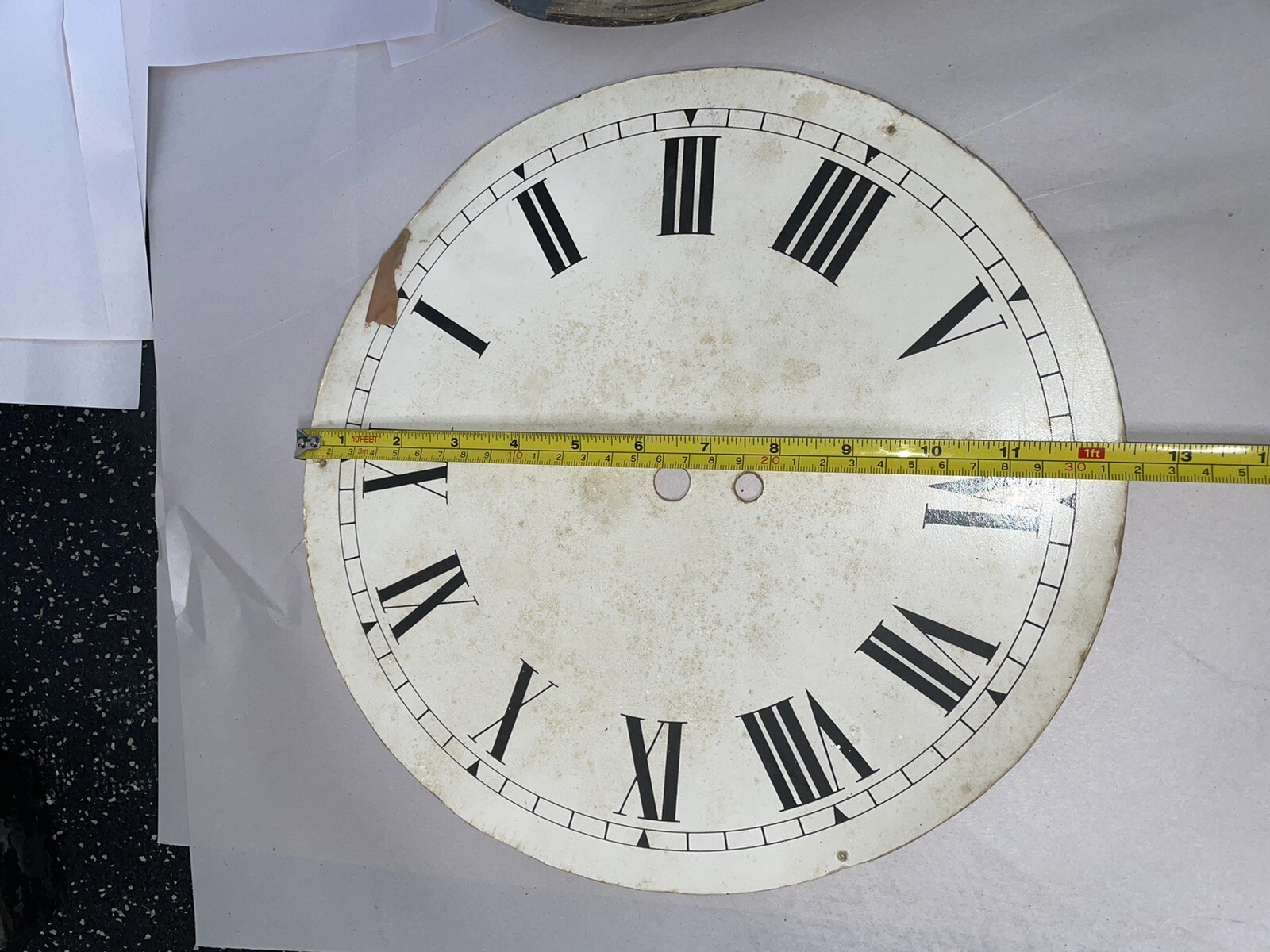 Pair Of Antique English Clock Dials eBay