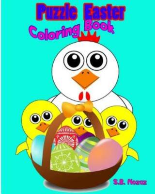 Puzzle Easter Coloring Book