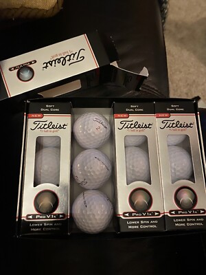 Titleist ProV1x-332 rare collector's dozen golf balls | eBay