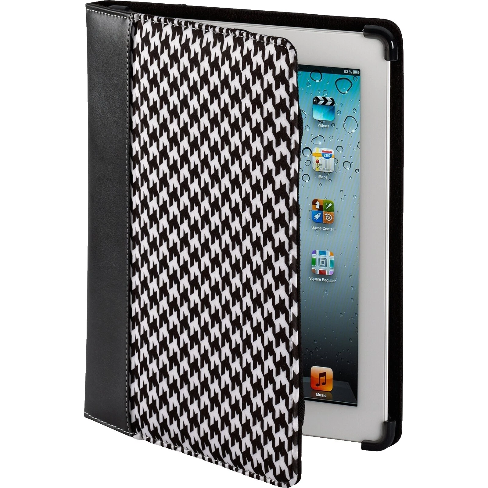 Tableta de cuero negro y eReader Estuches, Fundas y teclado Folios Para Apple iPad Mini 4