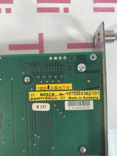 BOSCH 1070085362-101 ETHERNET CARD. 10 MBAUD MODULE OVERNIGHT SHIPPING - Picture 5 of 5