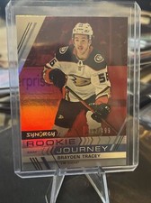 2022-23 Upper Deck Synergy Hockey Brayden Tracey Rookie Journey Away 402/499