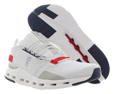 ON Cloudnova Mens Shoes Size 14, Color: White/Red