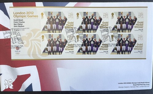 GB 2012 FDC Olympic and Paralympic Gold Medal Winners Multiple Listing - Picture 21 of 64