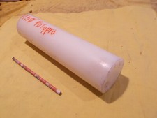 3" POLYPROPYLENE ROD machinable round bar bushing stock 3" OD x 12" LONG