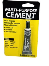 Multi-Purpose Cement 0.5oz tube All Purpose Adhesive Glue for House Repair.0.5oz