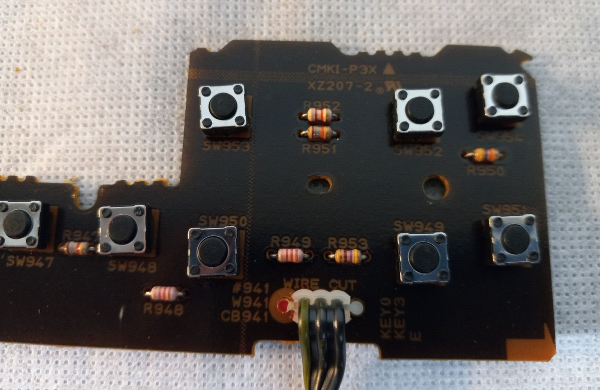 YAMAHA RX-V800 AV Receiver TUNER BUTTON PCB | eBay