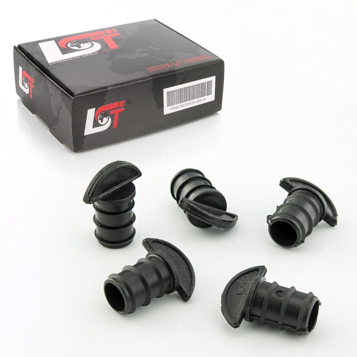 5x End piece plugs drip hose drip pipe PE pipe irrigation plug-in system 20mm