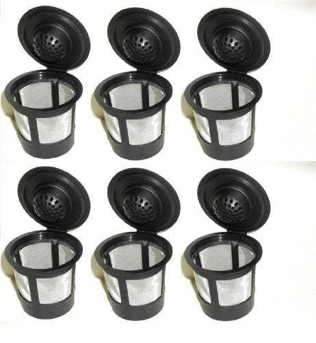 BLENPAR Reusable Single K-Cups Compatible with Keurig 1.0 Coffee Pod System,6 Pack