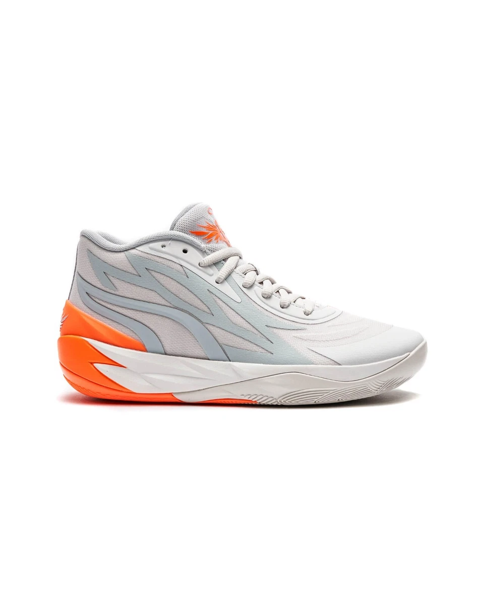 Puma MB.02 Gorange 378288 02 Men s Platinum Gray Orange Basketball