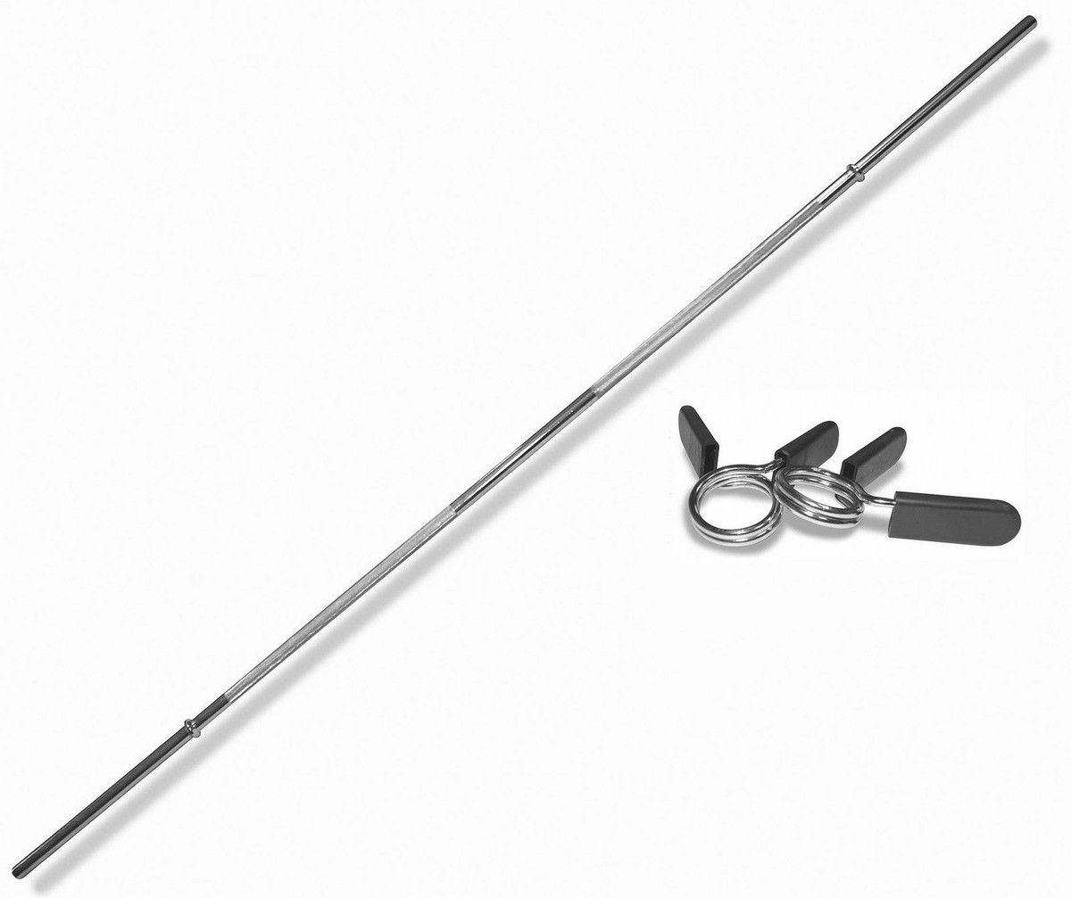 5ft Standard Bar foot 28mm Barbell Spring Collar Solid Weight