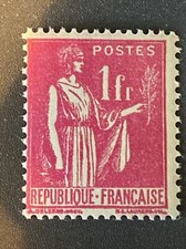 France Année 1937 N° 369 ** Luxe Paix 2 variétés voir descriptif