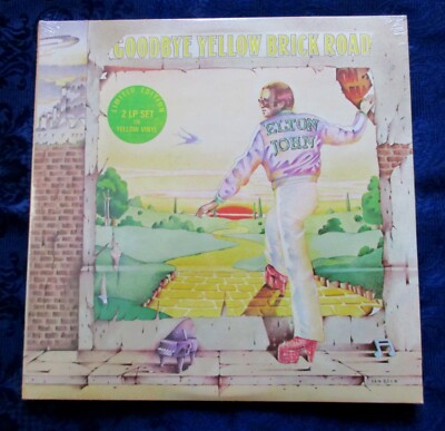 ELTON JOHN - 1978 - Goodbye Yellow Brick Road LP - Yellow Vinyl - UK - SEALED