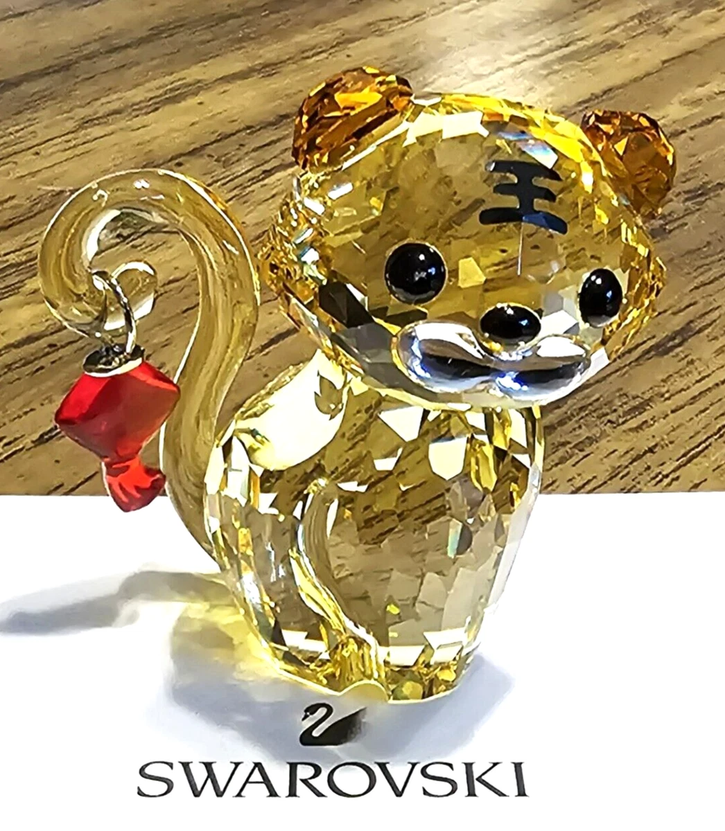 Swarovski クリスタル 置物 タイガー alevelshop_5579577