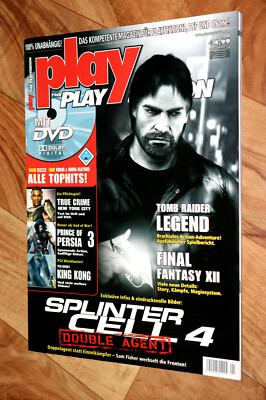 2006 Playstation Magazin Tomb Raider Legend Splinter Cell 4 Double Agent Jak X 
