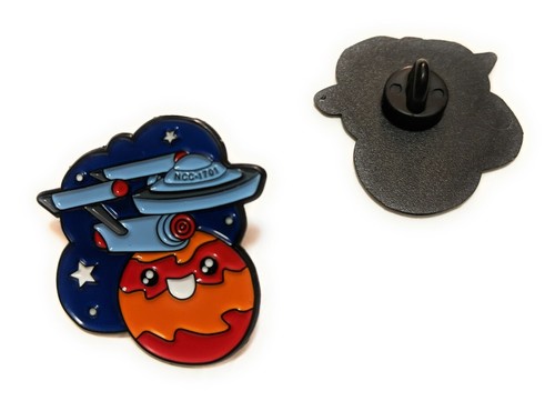 Star Trek ENTERPRISE Metal Pin brooch Enamel Collectible gift decor cosplay TOS - Picture 2 of 5