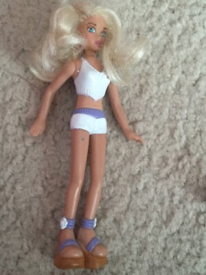 myscene mcdonalds toy blonde doll white outfit