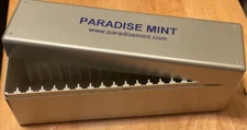 Paradise Mint Gray Plastic Storage For  20 NGC or PCGS Coin Slabs ~ Pre  Owned