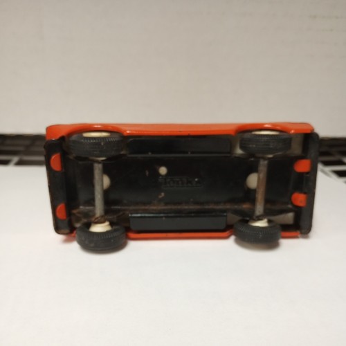 Vintage 1970s Mini Tonka Steel Van Ambulance Rare Orange Without Labels USA - Picture 8 of 8