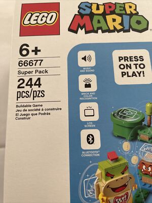 Lego 66677 Super Mario 2 In 1 Super Pack New *SEALED* (244 Pieces