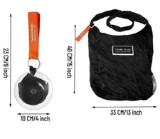 NEW Roll Up Shopping  Reusable Foldable Cross Body Grocery Bag Storage Organize