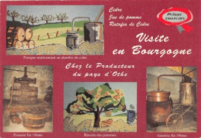 Boeurs IN Othe - Besuch IN Bourgogne - Philippe Charlois, Apfelwein, Apfelsaft