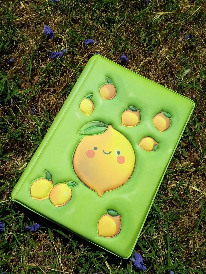 A4 Squishy Lemon Notebook Kawaii Journal 200 Pages Lined Pastel Gift Cute - Image 2 of 4