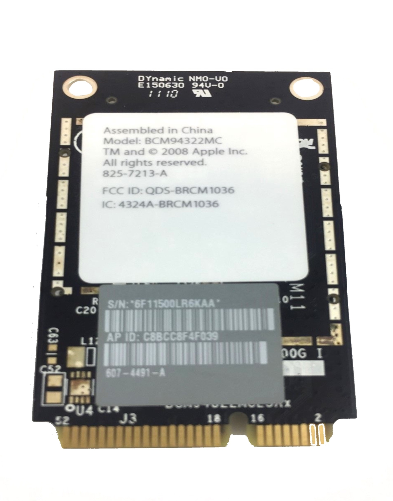 Apple Macbook 13" A1181 Mid 2009 Early AirPort Extreme Wireless WiFi Card