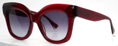 GIGI STUDIOS Gilda 6774/6 Burgundy Womens Cat Eye Gradient Sunglasses 51-20-145