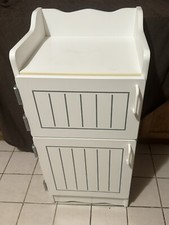 Quality White Wooden Pretend Refrigerator And Freezer Heavy Duty