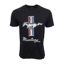 FORD MUSTANG T SHIRT OFFICIAL ITEM BLACK